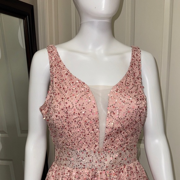 Sparkling Pink Mini Dress - Picture 10 of 10